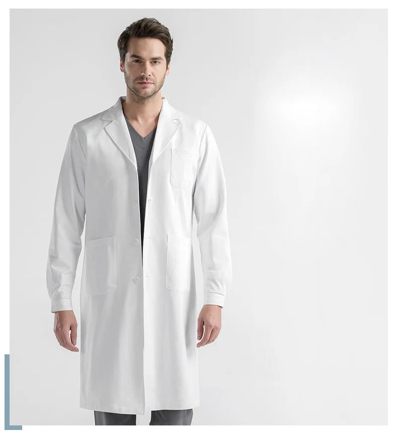 NurseMurse Premium Long-Sleeve Lab Coat (Male)