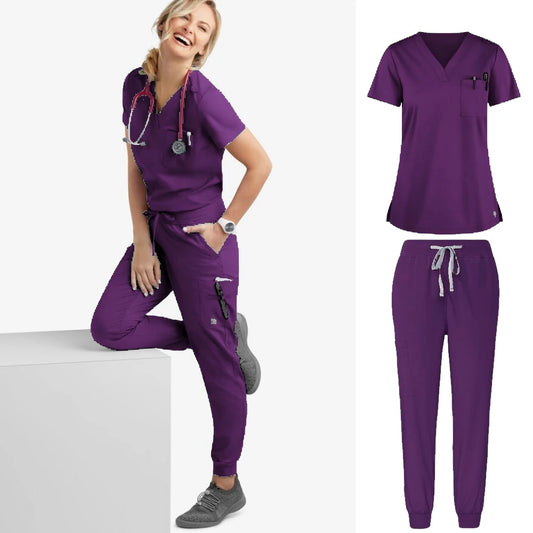 NurseMurse Purple Scrub Set (Female)