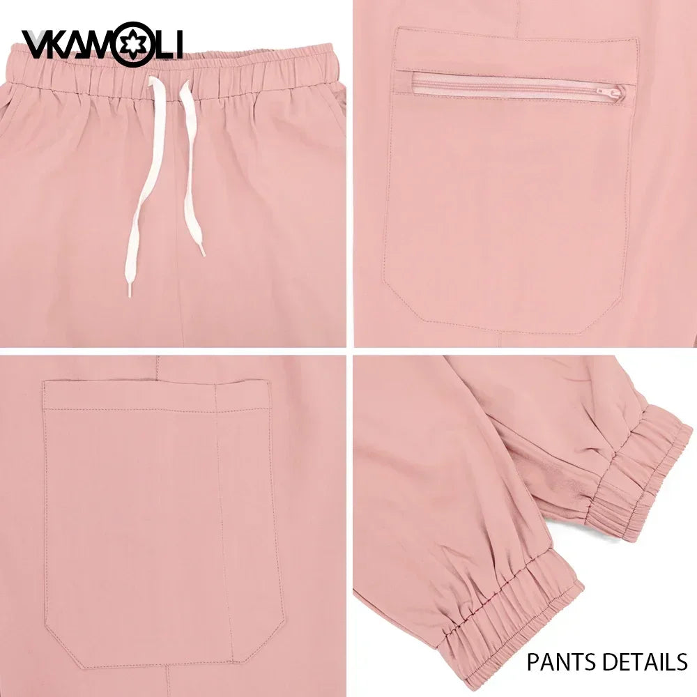 Rose Pink Jogger Style Scrub (Unisex)